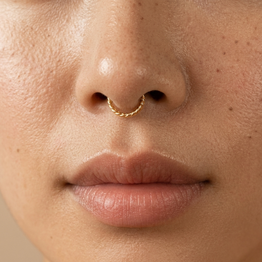 จิวจมูกแบบไม่ต้องเจาะ ทรงเกลียว | Flow Spiral Nose Cuff