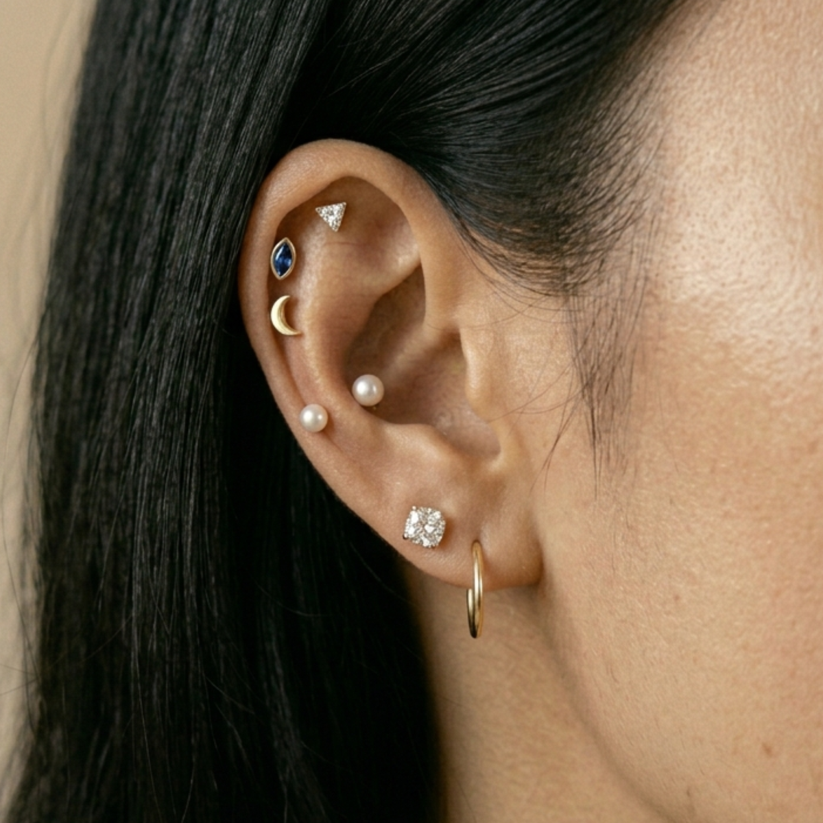 จิวหูเจาะจริง | Earrings Ear Piercing Jewelry