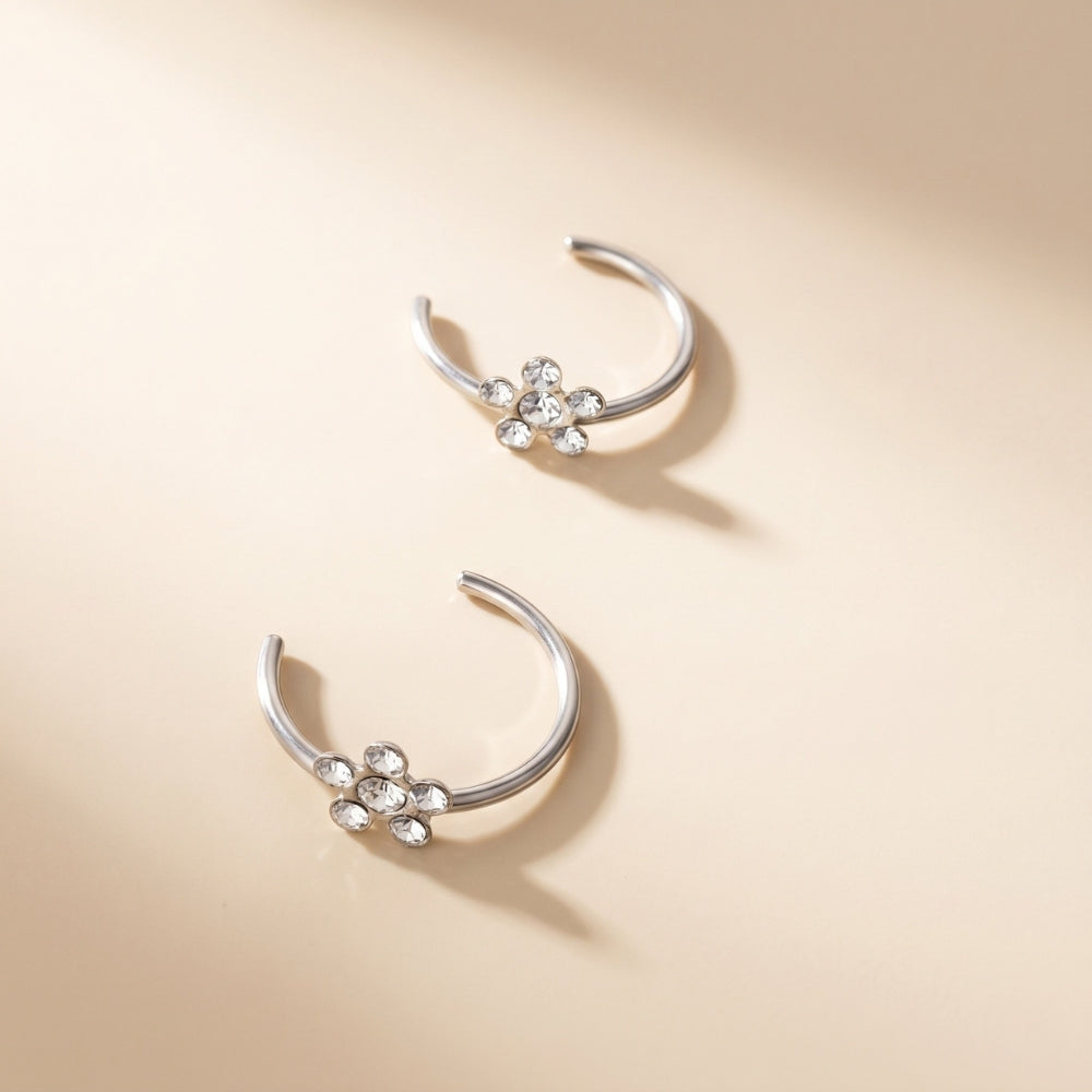 จิวจมูกแบบไม่ต้องเจาะ ทรงดอกไม้ | Bloom Mini Flower Nose Cuff
