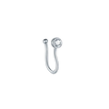 จิวจมูกแบบไม่ต้องเจาะ ทรงหนีบหัวเพชร | Crystal Clip Nose Cuff