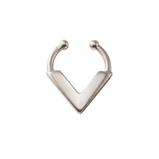 จิวจมูกแบบหนีบ ทรง V | V Shape Nose Cuff  No Piercing Needed