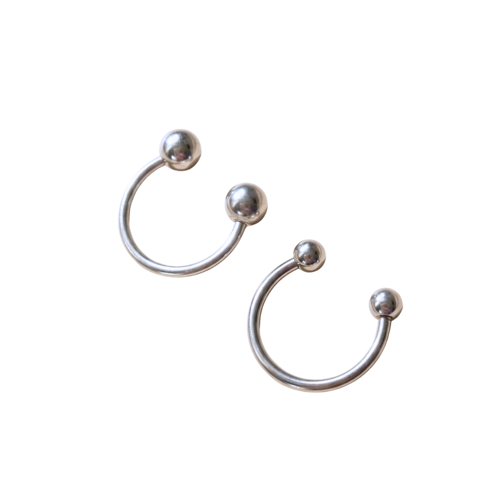 จิวจมูกเจาะจริง ทรงเกือกม้า | Horseshoe Piercing