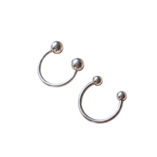 จิวจมูกเจาะจริง ทรงเกือกม้า | Horseshoe Piercing