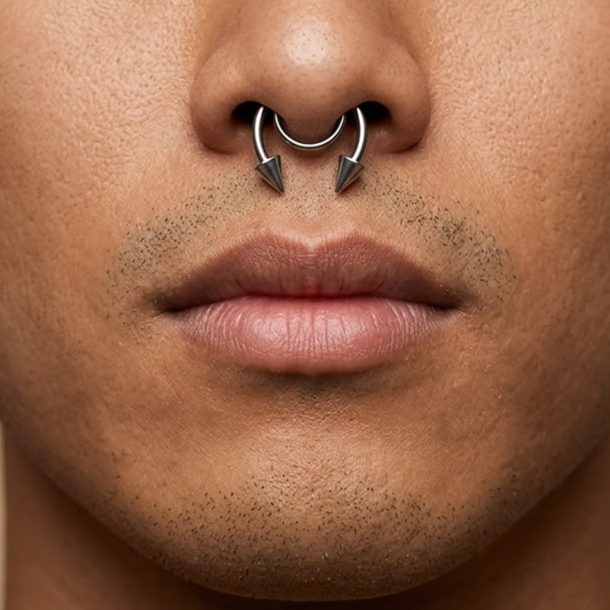 จิวจมูกแบบไม่ต้องเจาะ ทรงหยดน้ำปลายแหลม | Petal Edge Nose Cuff — Spike Drop