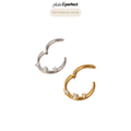 จิวห่วงล็อกเพชรมินิมอล เงินแท้ | Sterling Silver Minimal CZ Clicker Hoop