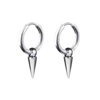 ต่างหู ห่วงปลายแหลม | Loop Spike Hoop Earrings