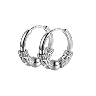 ต่างหู ห่วงลายวินเทจ | Loop Vintage Hoop Earrings