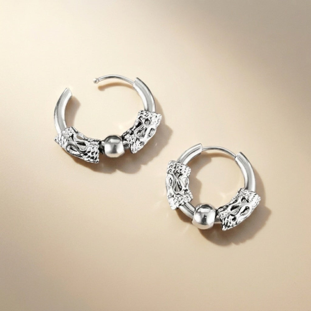 ต่างหู ห่วงลายวินเทจ | Loop Vintage Hoop Earrings