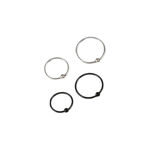 จิวแบบเจาะ ทรงห่วงบอล | Flex Bead Hoop Piercing