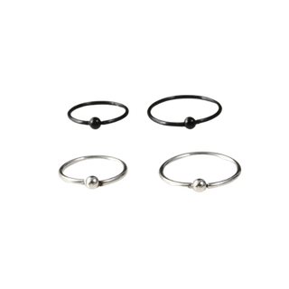 จิวแบบเจาะ ทรงห่วงบอล | Flex Bead Hoop Piercing