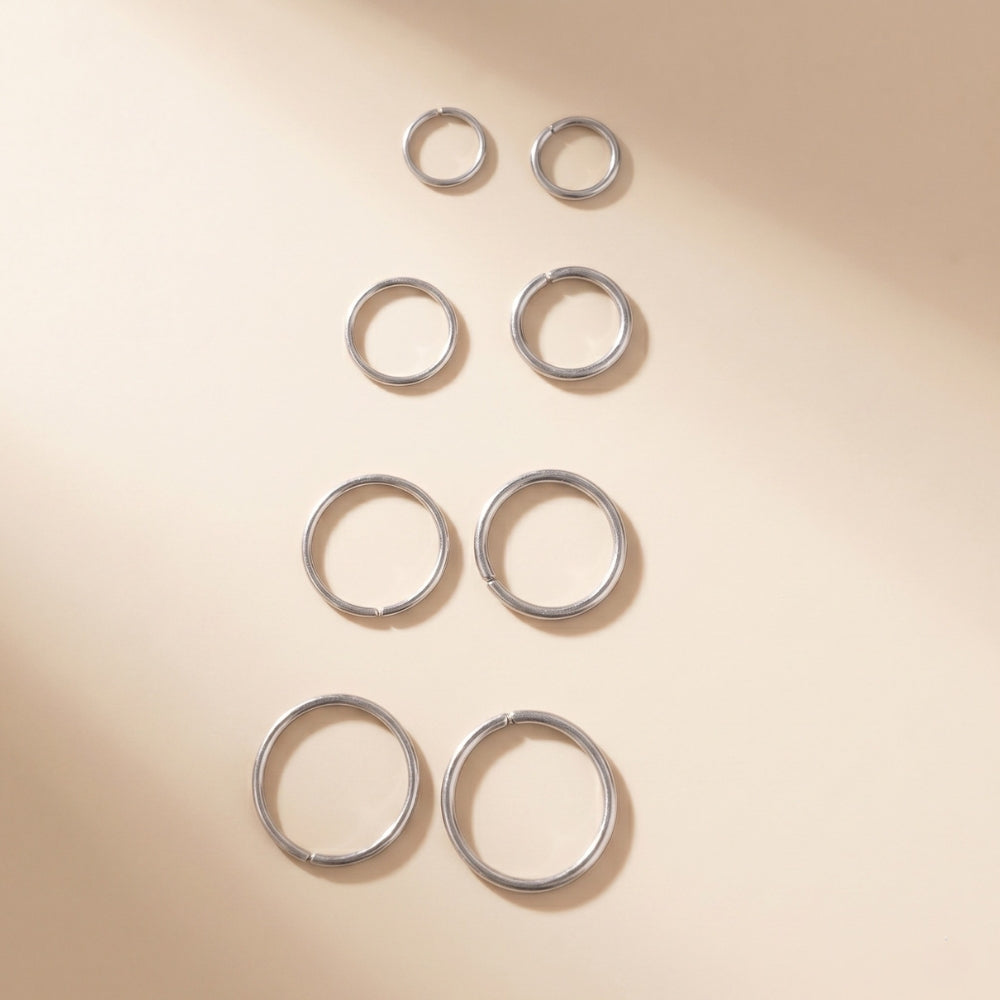 จิวแบบเจาะ ทรงห่วง | Plain Flex Hoop Piercing