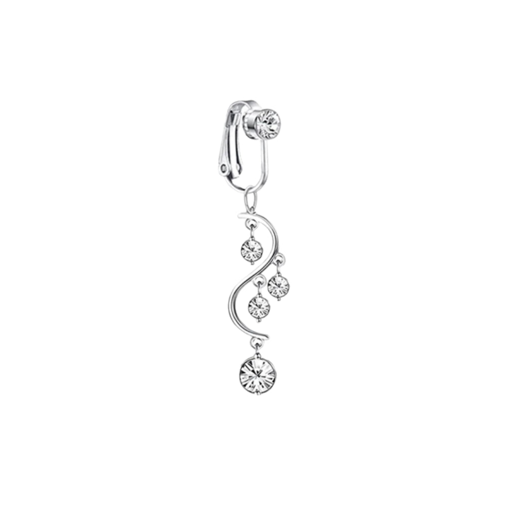 จิวสะดือแบบหนีบ จี้ดีเทล | Clip-on Belly Dangle Jewelry Multi Design