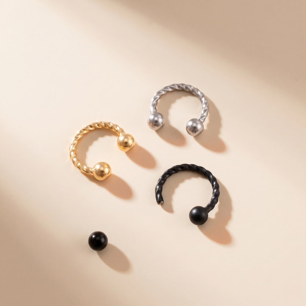 จิวจมูกแบบไม่ต้องเจาะ ทรงเกลียว | Flow Spiral Nose Cuff