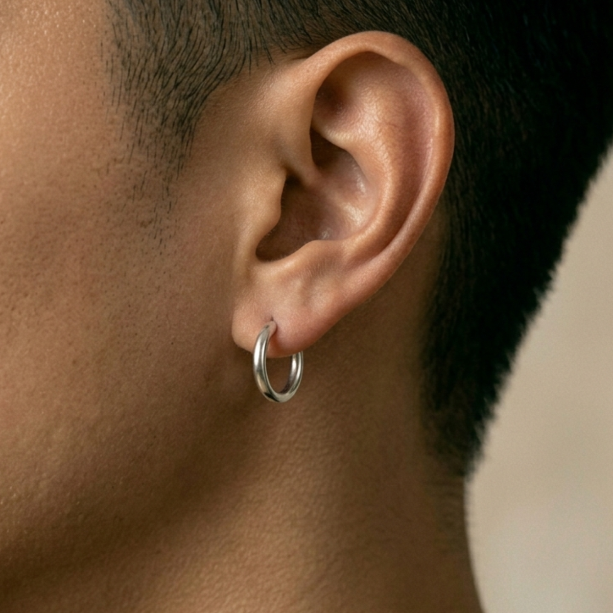 ต่างหู ห่วงทรงมน | Loop Hoop Earrings