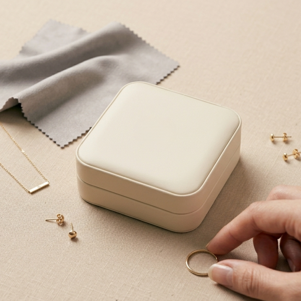 กล่องเก็บเครื่องประดับ แบบพกพา | Portable Jewelry Case