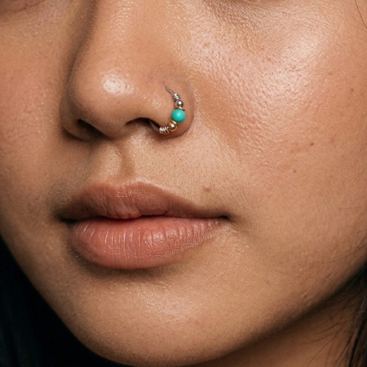 จิวแบบเจาะ ทรงห่วงลูกปัด | Orbit Bead Hoop Piercing