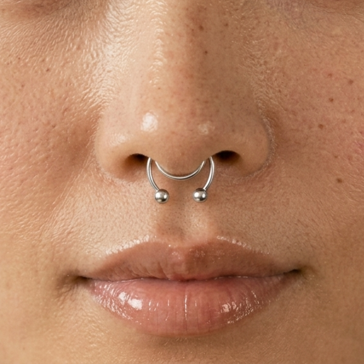 จิวจมูกแบบไม่ต้องเจาะ ทรงเกือกม้า | Horseshoe Nose Cuff (Best Seller🥇)