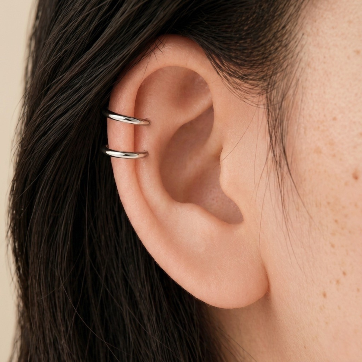 จิวหูแบบไม่ต้องเจาะ ทรง ear cuff | Loop Ear Cuff