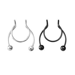 จิวจมูกแบบไม่ต้องเจาะ ทรงเกือกม้า | Horseshoe Nose Cuff (Best Seller🥇)